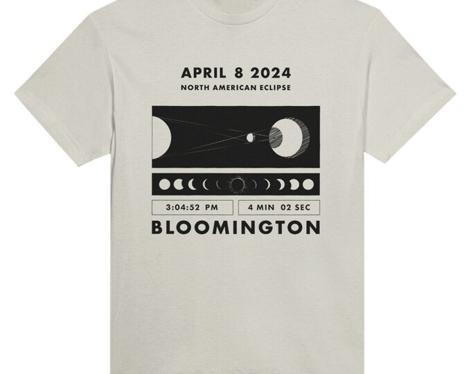 Solar Eclipse 2024 Bloomington Indiana Shirt