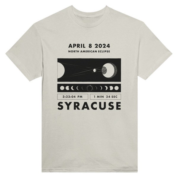 Solar Eclipse 2024 Syracuse New York Shirt
