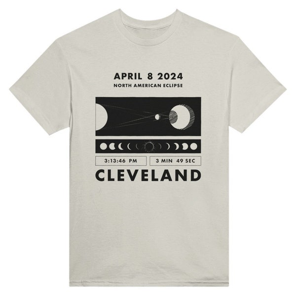 Solar Eclipse 2024 Cleveland Ohio Shirt