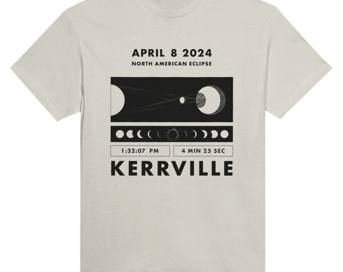 Solar Eclipse 2024 Kerrville Texas Shirt