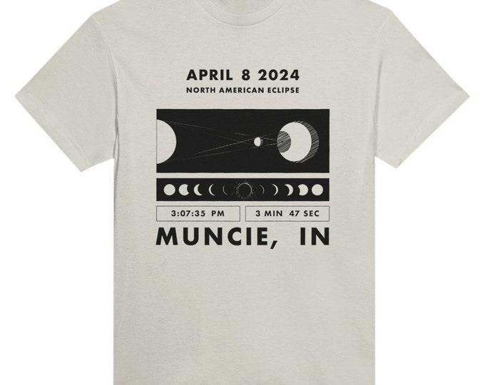 Solar Eclipse 2024 Muncie Indiana Shirt