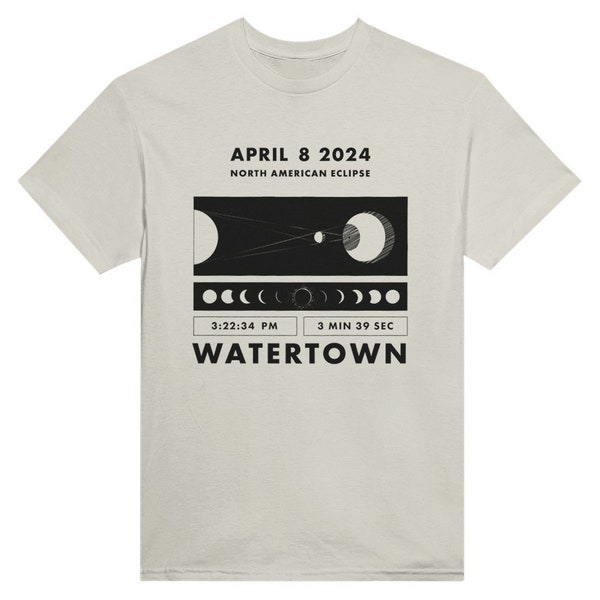 Camiseta Solar Eclipse 2024 Watertown Nueva York