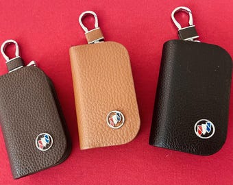 Luxurious Cowhide Leather Buick Key Case Pouche Cover case in 3 Stylish colors