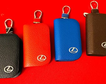 Luxurious Cowhide Leather Lexus Key Case Pouche Cover case in 4 Stylish colors