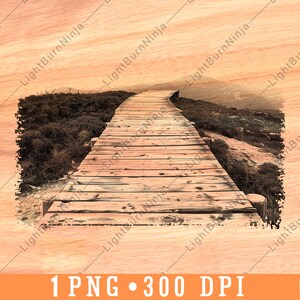 Sendero de montaña rústico de madera, ruta de senderismo, naturaleza, archivo láser, escala de grises, posavasos de pizarra, imagen PNG en blanco y negro, grabado de madera, uno