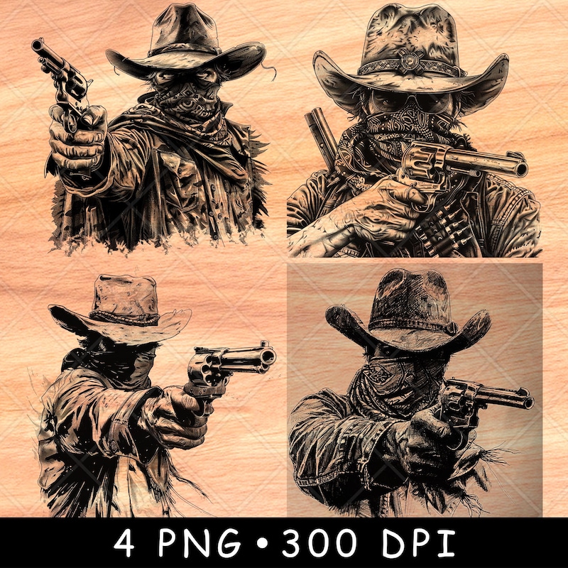 Outlaw Clip Art - Etsy