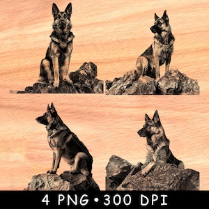 Deutscher Schäferhund K9 Wachhund Einheit Herde Canine Rettung Laserdatei Brennen Graustufen Schiefer Untersetzer Schwarz Weiß PNG Bild Gravieren Cnc Holz