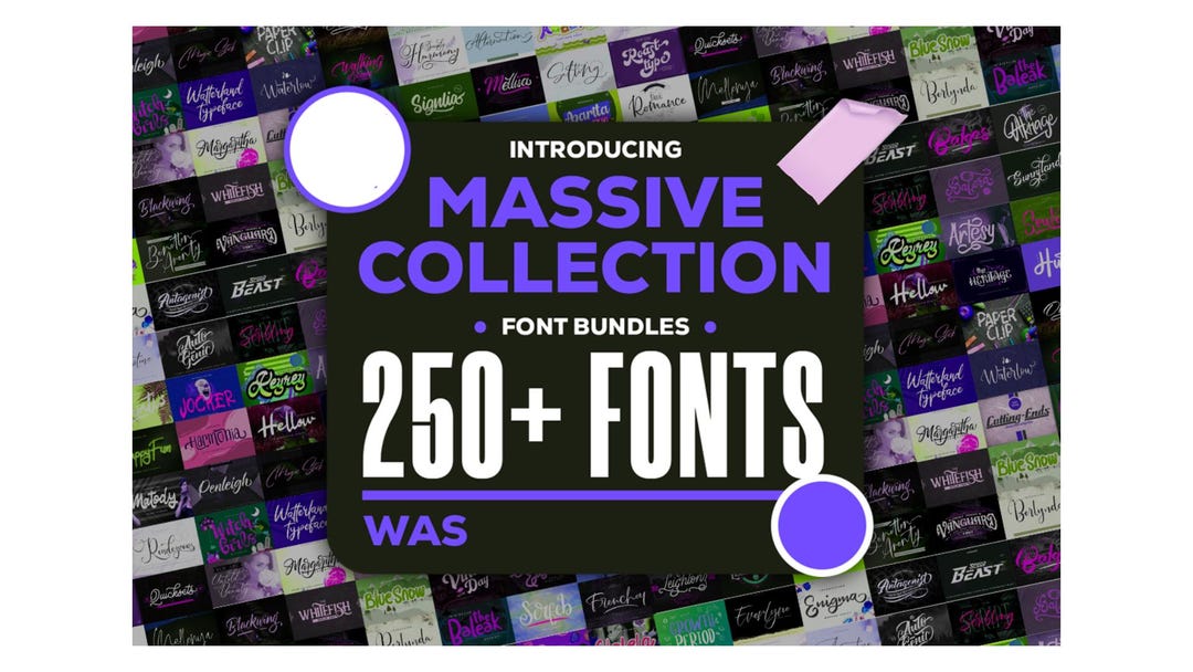 Massive Collection Fonts Bundle| Retro Font | Groovy Fonts | Cricut ...