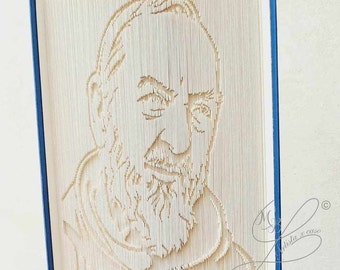 Libro Scultura - Bookfolding - Padre Pio -