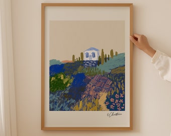 Little White House by E. Christine | Fine Art Print