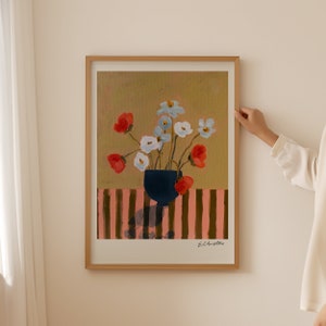 Flora 01, Ölgemälde von E. Christine | Fine Art Druck