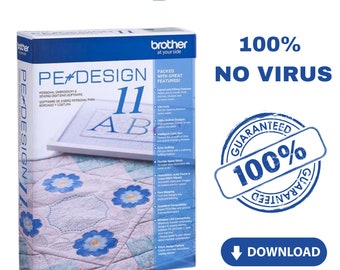 PE Design 11 | LifeTime | Full Version Windows - Pe-design Embroidery Software