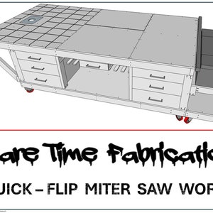 Quick Flip Miter Saw Workbench