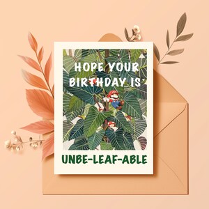 Hope Your Birthday is Unbeleigbar, Kindergeburtstag, Retro Gamer Geburtstag, Nintendo, Super Mario, druckbare Grußkarten, Geschenk, individuell