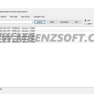 SW Finder 5.2 Firmware voor ECU MB
