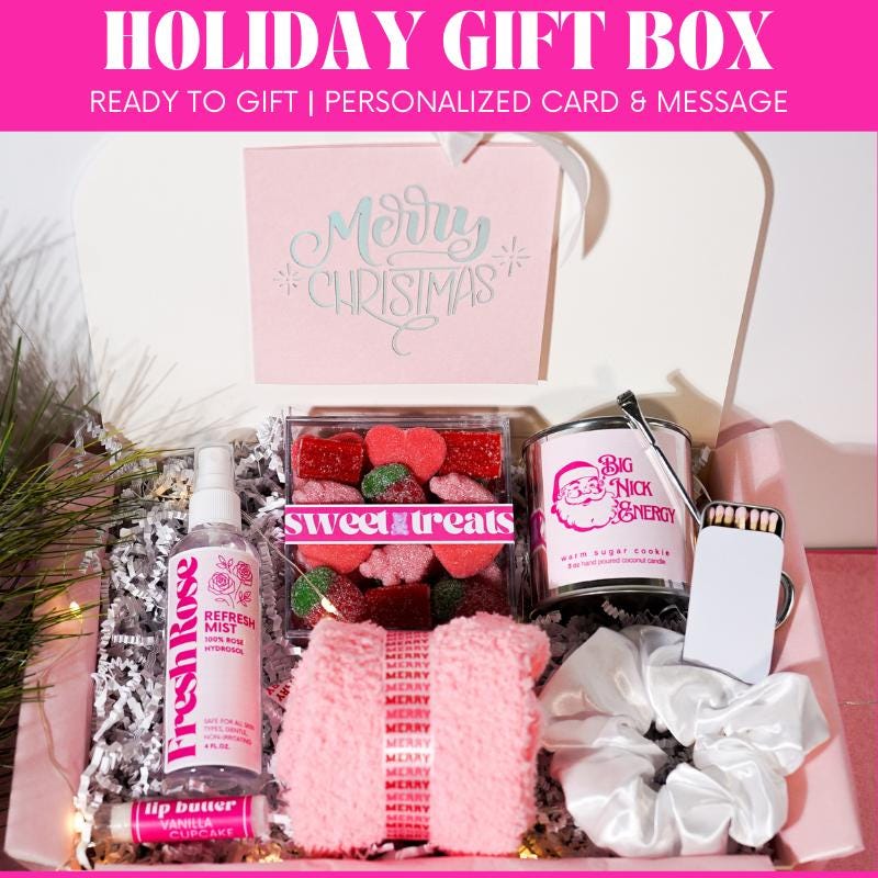 Pink Gift Basket Gifts For Hard To Buy For Female Friends Burr