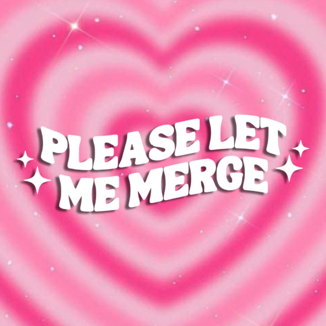 Please Let Me Merge Car Decal | Funny Bumper Sticker - Etsy