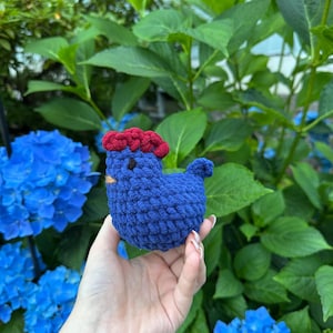 Handmade Crochet Chicken Plush: Soft Toy for Kids