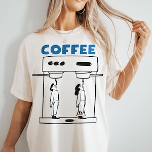 Coffee Club Shirt, Coffee Lover Gift, Retro Coffee Shirt, Coffee Club Tshirt, Foodie Gift, Aesthetic Shirt, Trendy Top