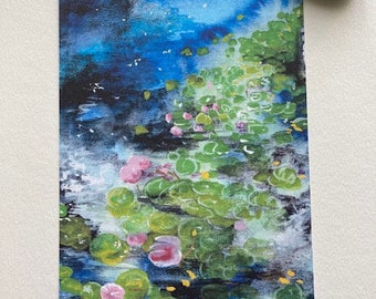 Reproduktion des Original-Aquarells aus dem ColorLinka-Shop.