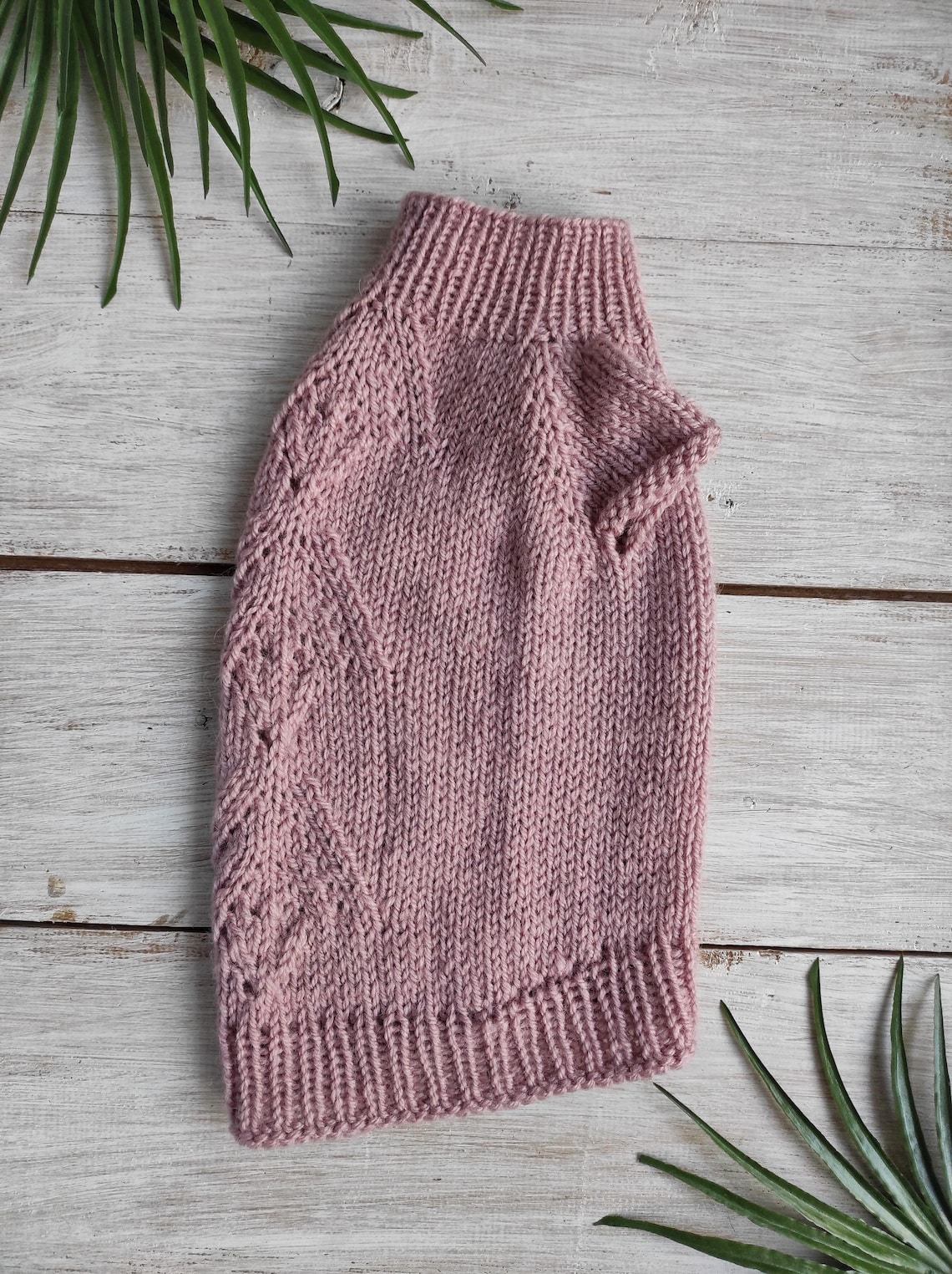 Cat Pattern Knit Sweater