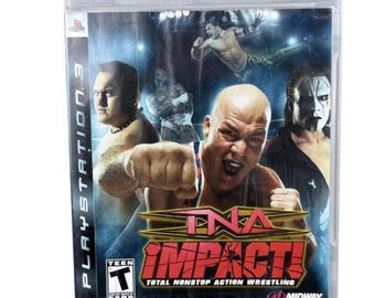 TNA Impact! Total Nonstop Action Wrestling PlayStation 3 PS3 Game Midway Rated T