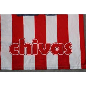 Club Deportivo Guadalajara Chivas Jersey Mens Red White Home Liga MX Soccer 25 image 9