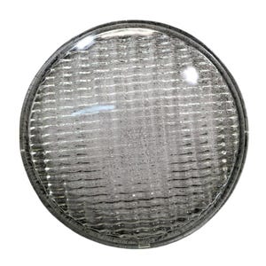 Vintage Industrial Prismatic Glass Lens / Fresnel Light Cover 7" Replacement image 1