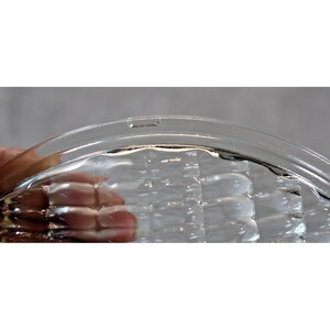 Vintage Industrial Prismatic Glass Lens / Fresnel Light Cover 7" Replacement image 9