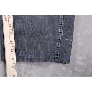 Southpole Red Tab Mens Jeans Black Wash Denim Loose Fit Leg Size 38 Y2K Grunge image 4
