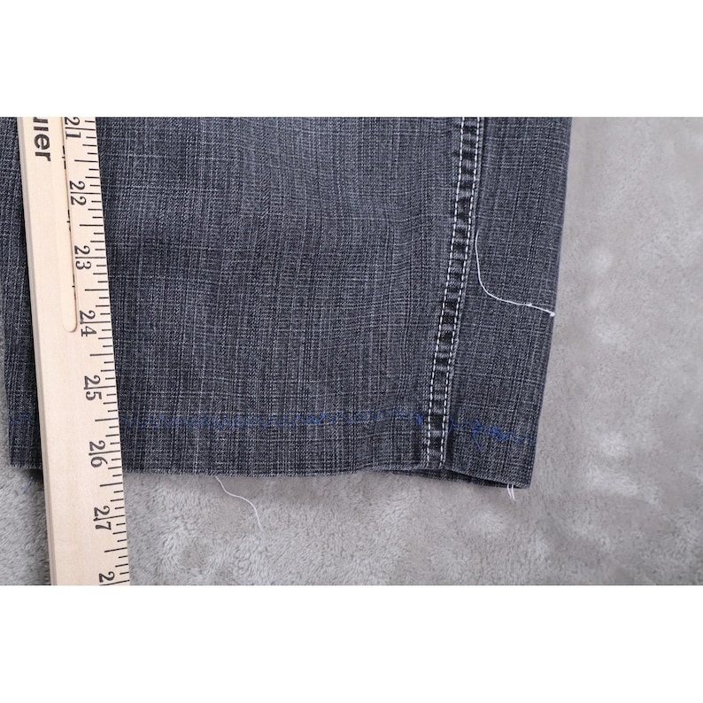Southpole Red Tab Mens Jeans Black Wash Denim Loose Fit Leg Size 38 Y2K Grunge image 4