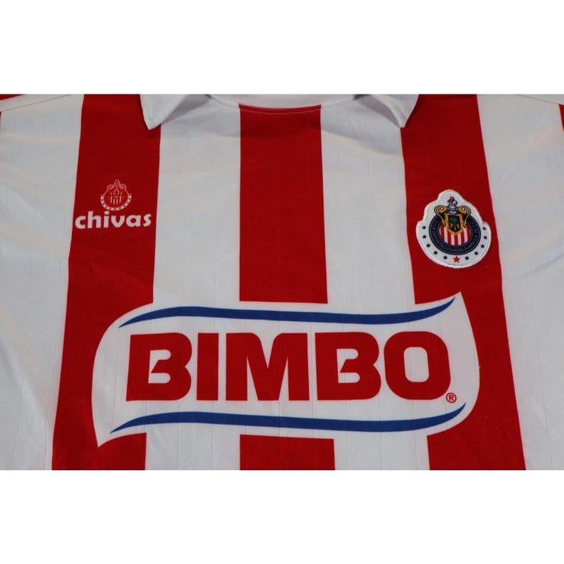 Club Deportivo Guadalajara Chivas Jersey Mens Red White Home Liga MX Soccer 25 image 5