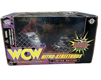 Vintage WCW nWo Nitro-Streetrods 1/64 Racing Champions w/ Lenticular Card