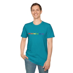 Rainbow Cats Pride T-Shirt - Colorful LGBTQ+ Cat Lover Tee