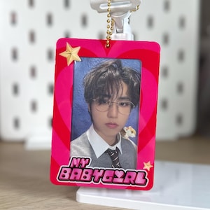 My Babygirl PC Holder | Acrylic Photocard Stray Kids merch Felix Han Hyunjin Bangchan Changbin I.N Seungmin Leeknow Skzoo Stay Kpop merch