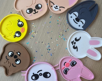 SKZOO Trinket Tray | Skz jewellery Stray Kids merch Felix Han Hyunjin Bangchan Changbin I.N Seungmin Leeknow jewelry Stay Kpop merch