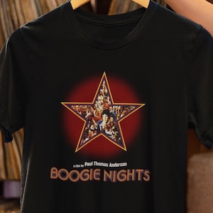 Boogie Nights T-shirt - Paul Thomas Anderson Film Tee - Iconic Era Movie Shirt - Vintage Film Shirt  - Cinema Gift - Cult Classic Film Tee