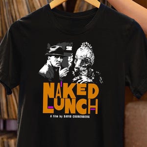 Naked Lunch t-shirt - Cronenberg and Burroughs shirt - Surreal cinema tee - Movie apparel - 90s cult movie - Vintage movie shirt