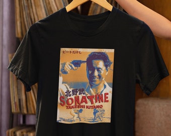 Camisa Sonatine • Camiseta Takeshi Kitano • Regalo para amantes del cine • Película Yakuza & Triad • Película de culto