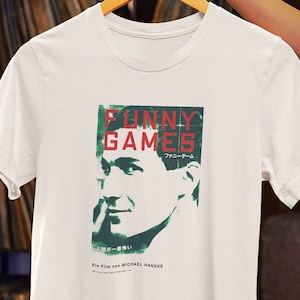 Funny Games Michael Haneke shirt - Cool Cinematic Apparel - Tee Film Buff Wardrobe - Birthday Gift Idea