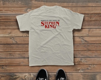 Based on the Novel by Stephen King Tee | Retro Horror Movie Poster Shirt