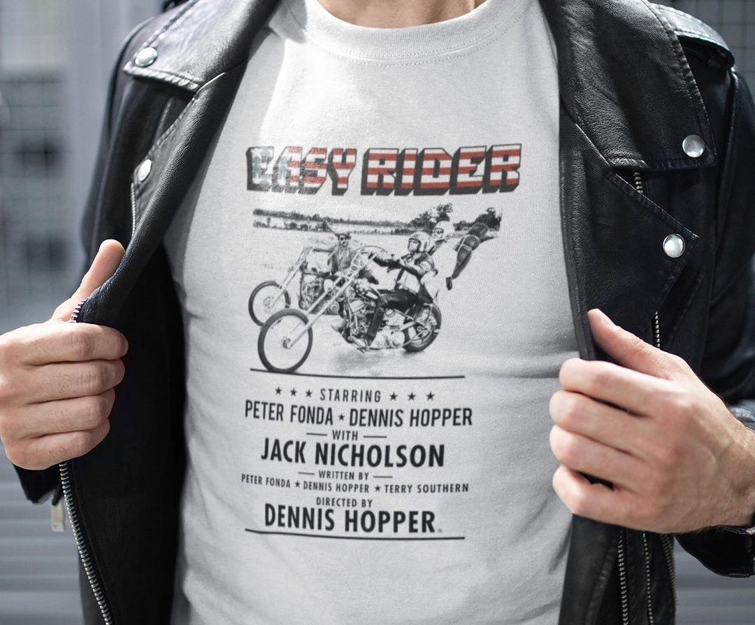 Easy Rider Clothes Easy Rider T-shirt – 60s Film Classic, Dennis Hopper Apparel - Etsy