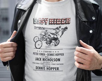 Easy Rider T-shirt – 60s Film Classic, Dennis Hopper Apparel