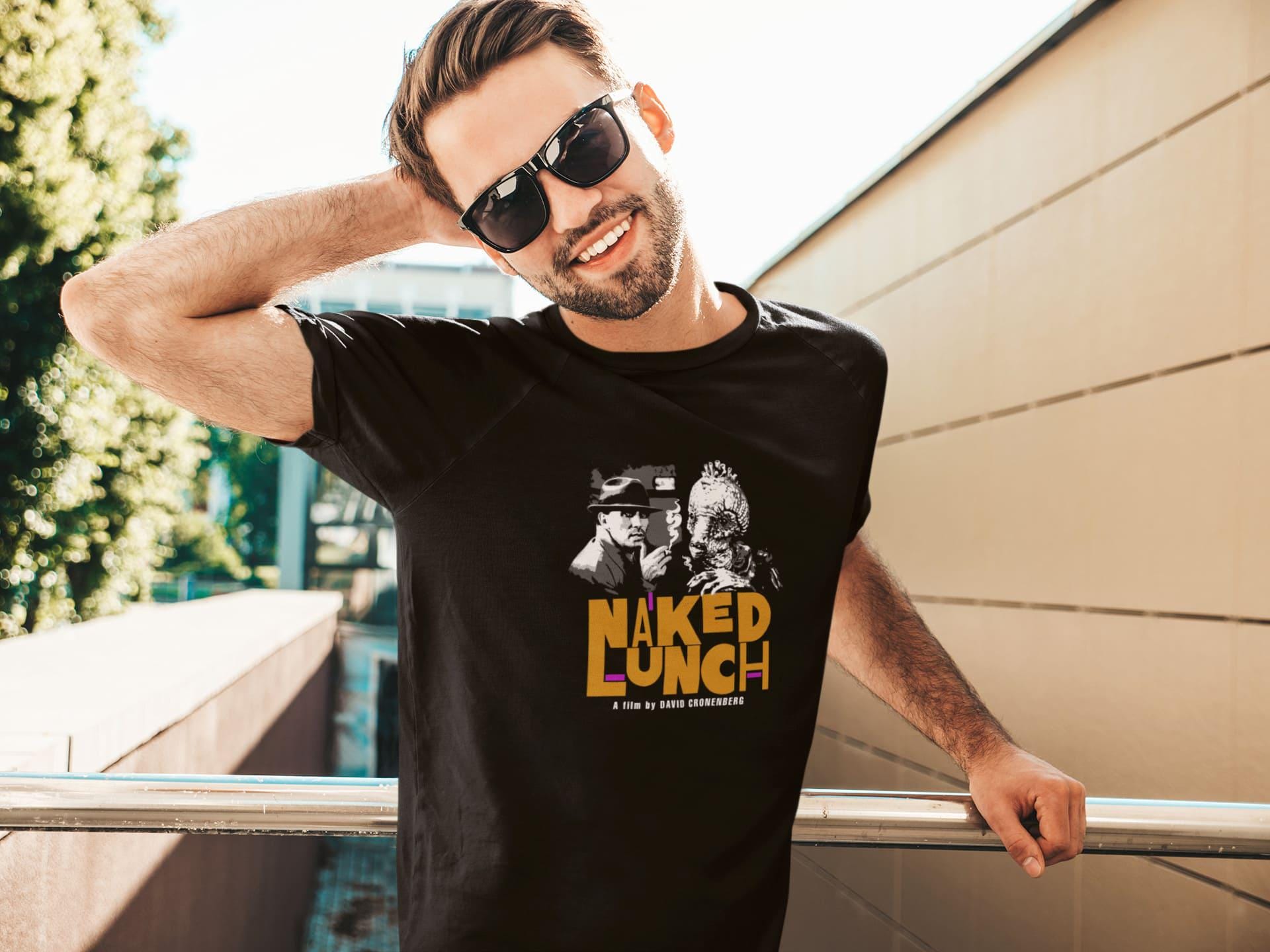 [Out of Print] William S. Burroughs / The Naked Lunch Women's Relaxed Fit Tee 3 (Black) - ウィリアム・S・バロウズ / 裸のランチ Tシャツ ビートボム | ウィリアム・S・バロウズ 裸のランチ ビートニク
