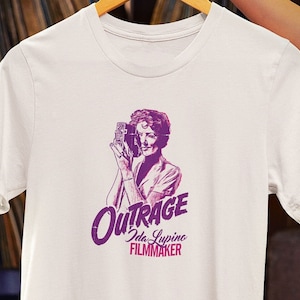 Ida Lupino T-Shirt – Film Noir Shirt – Feminist Film Tee – Hollywood Director Gift – Cinema Lover Top – Classic Movie Shirt