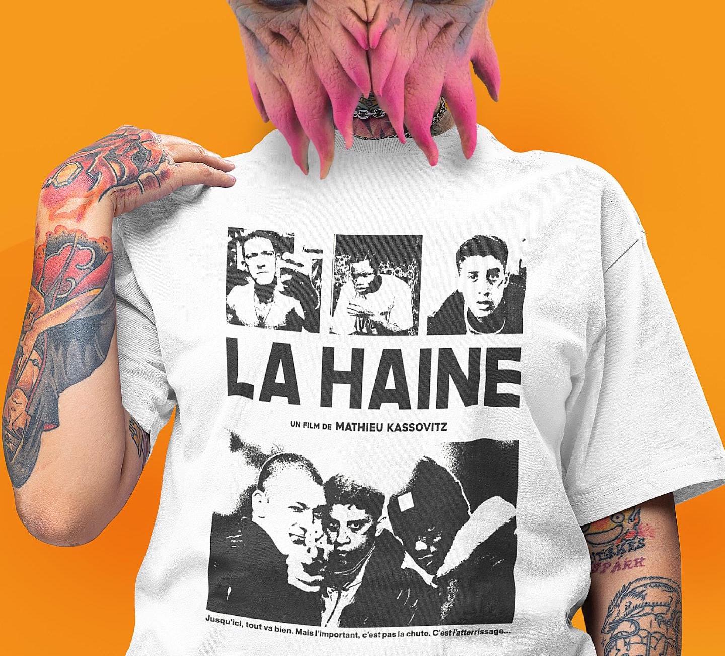 La Haine T-shirt – Mathieu Kassovitz 90s French Cult Classic Film