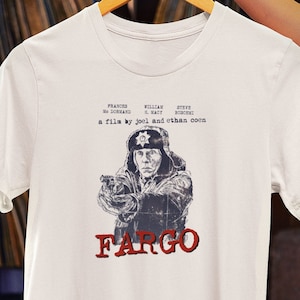 Fargo T-Shirt – Coen Brothers Film Tee – 90s Crime Thriller Classic – Cult Movie Shirt – Retro Cinema Gift – Dark Comedy Top