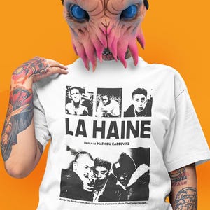 La Haine T-Shirt – Mathieu Kassovitz French Cult Classic – 90s Social Drama – Retro Cinema Gift – Urban Film Icon