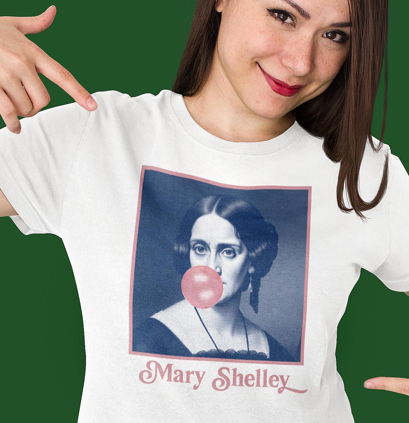 Women's T-Shirts [Out of Print] Mary Wollstonecraft Shelley / Frankenstein Scoop Neck Tee (Black) (Womens) Amazon.com: Mary Wollstonecraft Shelley and Frankenstein