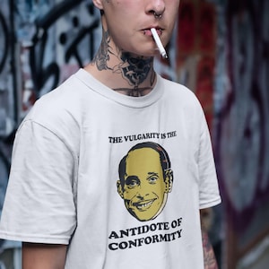 John Waters shirt -  Divine Female Trouble tshirt - Vulgarity is the antidote to conformity tshirt - Pink Flamingos tee